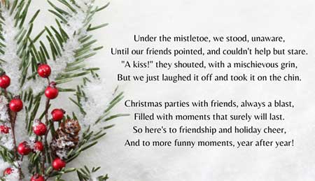 20 Charming Christmas Friendship Poems - Lover Journal